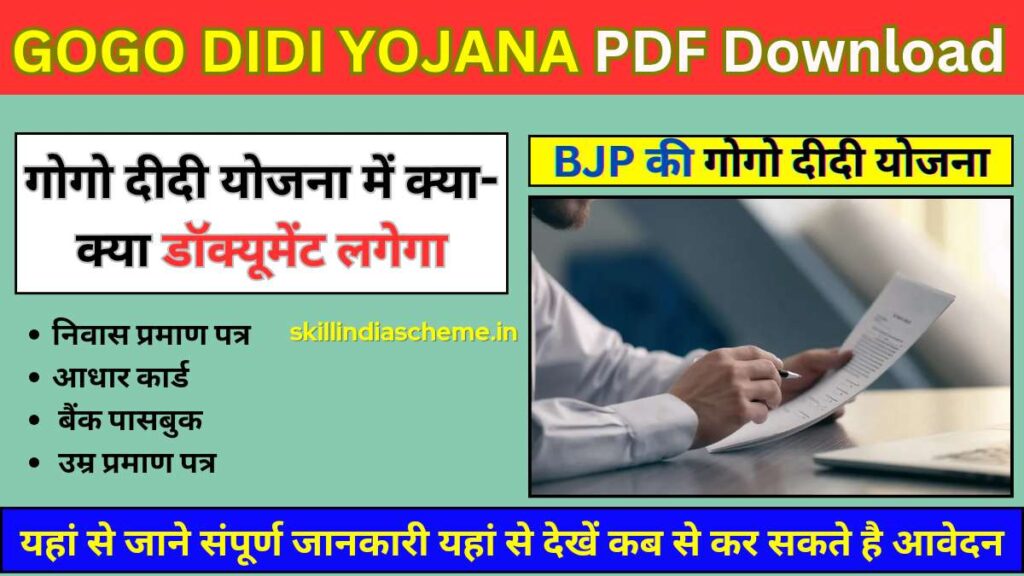 Gogo Didi Yojana Form PDF